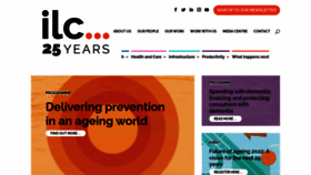 What Ilcuk.org.uk website looked like in 2022 (1 year ago)
