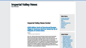 What Imperialvalleynews.com website looked like in 2022 (1 year ago)