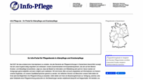 What Info-pflege.de website looked like in 2022 (2 years ago)
