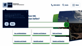 What Ihk-oldenburg.de website looked like in 2022 (1 year ago)
