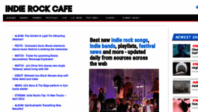What Indierockcafe.com website looked like in 2022 (1 year ago)