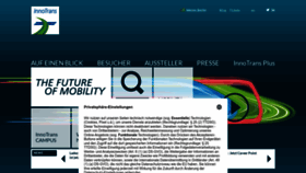 What Innotrans.de website looked like in 2022 (1 year ago)