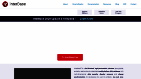 What Interbase.com website looked like in 2022 (1 year ago)