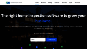 What Inspectionsupport.net website looked like in 2022 (1 year ago)