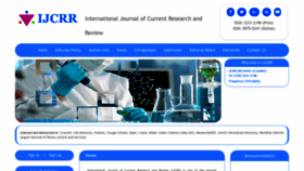 What Ijcrr.com website looked like in 2022 (1 year ago)