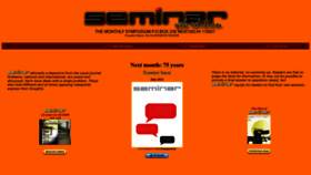 What India-seminar.com website looked like in 2022 (1 year ago)