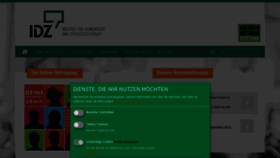 What Idz-jena.de website looked like in 2022 (1 year ago)