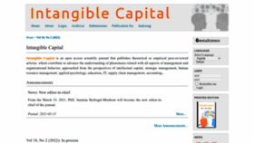 What Intangiblecapital.org website looked like in 2022 (1 year ago)