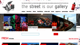 What Isupportstreetart.com website looked like in 2022 (1 year ago)