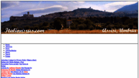 What Italiansrus.com website looked like in 2022 (1 year ago)