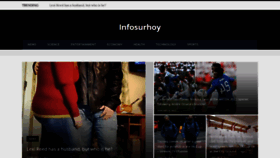What Infosurhoy.com website looked like in 2022 (1 year ago)
