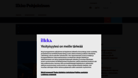 What Ilkka.fi website looked like in 2022 (1 year ago)