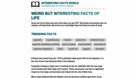What Interestingfactsworld.com website looked like in 2022 (1 year ago)