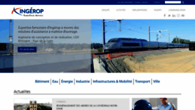 What Ingerop.fr website looked like in 2022 (1 year ago)