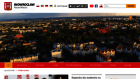 What Inowroclaw.pl website looked like in 2022 (1 year ago)
