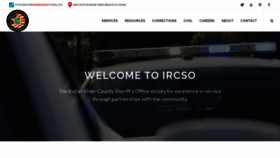 What Ircsheriff.org website looked like in 2022 (1 year ago)
