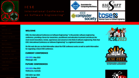 What Icse-conferences.org website looked like in 2022 (1 year ago)