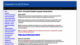 What Ielts-exam.net website looked like in 2022 (1 year ago)