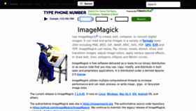 What Imagemagick.com website looked like in 2022 (1 year ago)