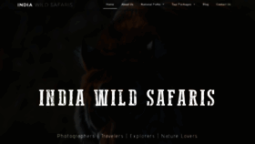 What Indiawildsafaris.com website looked like in 2022 (1 year ago)