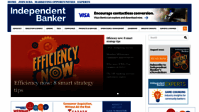 What Independentbanker.org website looked like in 2022 (1 year ago)