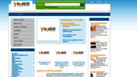 What Ingelicht.be website looked like in 2022 (1 year ago)