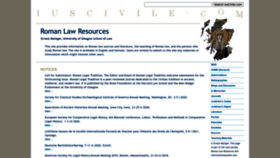 What Iuscivile.com website looked like in 2022 (1 year ago)