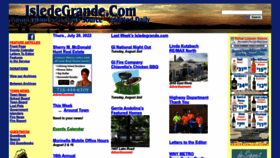 What Isledegrande.com website looked like in 2022 (1 year ago)