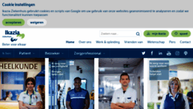 What Ikazia.nl website looked like in 2022 (1 year ago)