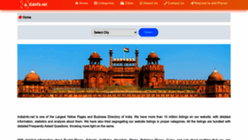 What Indiainfo.net website looked like in 2022 (1 year ago)