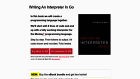 What Interpreterbook.com website looked like in 2022 (1 year ago)