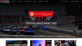 What Infineonraceway.com website looked like in 2022 (1 year ago)