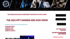 What Ippyawards.com website looked like in 2022 (1 year ago)