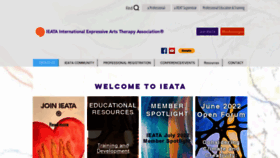 What Ieata.org website looked like in 2022 (1 year ago)