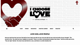 What I-chooselove.com website looked like in 2022 (1 year ago)