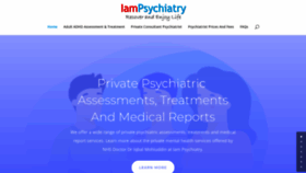 What Iampsychiatry.uk website looked like in 2022 (1 year ago)
