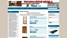 What Internetovy-obchod-nabytek.cz website looked like in 2022 (1 year ago)