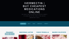 What Ivermectinz.com website looked like in 2022 (1 year ago)