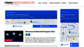 What Ivanaraffa.it website looked like in 2022 (1 year ago)
