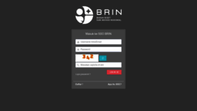 What Intra.brin.go.id website looked like in 2022 (1 year ago)