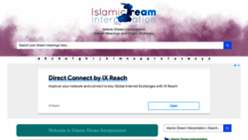 What Islamicdreaminterpretation.org website looked like in 2022 (1 year ago)