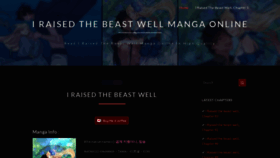 What Iraisedthebeastwell.com website looked like in 2022 (1 year ago)