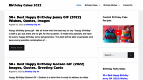 What Ibirthdaycake.com website looked like in 2022 (1 year ago)