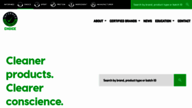 What Informed-choice.org website looked like in 2022 (1 year ago)