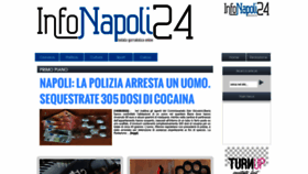 What Infonapoli24.it website looked like in 2022 (1 year ago)