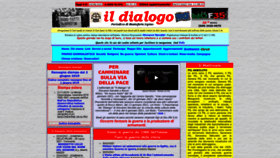 What Ildialogo.org website looked like in 2022 (1 year ago)