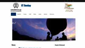 What Iitb.ac.in website looked like in 2022 (1 year ago)