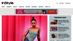 What Instyle.com website looked like in 2022 (1 year ago)