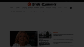What Irishexaminer.com website looked like in 2022 (1 year ago)