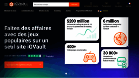 What Igvault.fr website looked like in 2022 (1 year ago)